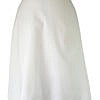 white cotton midi skirt | white plate skirt | ASITA SAHABI