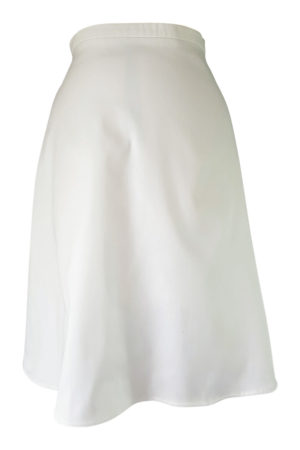 white cotton midi skirt | white plate skirt | ASITA SAHABI