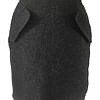 black bouclé skirt | black mini skirt | ASITA SAHABI