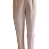 7/8 cigarette pants in salmon pink colored piquée cotton stretch VIVIENNE