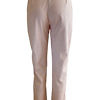 7/8 cigarette pants in salmon pink colored piquée cotton stretch VIVIENNE