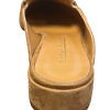 cognac colored MODA DI FAUSTO slipper with golden charm