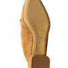 cognac colored MODA DI FAUSTO slipper with golden charm