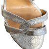 MODA DI FAUSTO sandals in platinum nappa leather