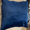 Marine blue Pillowcase in velvet | 45 x 45 cm