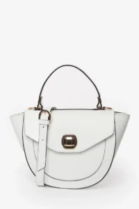 GIANNI NOTARO | medium sized white leather hand bag