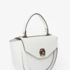 GIANNI NOTARO | medium sized white leather hand bag