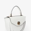 GIANNI NOTARO | medium sized white leather hand bag